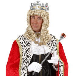 Korunka pro krále stříbrná s kamínky